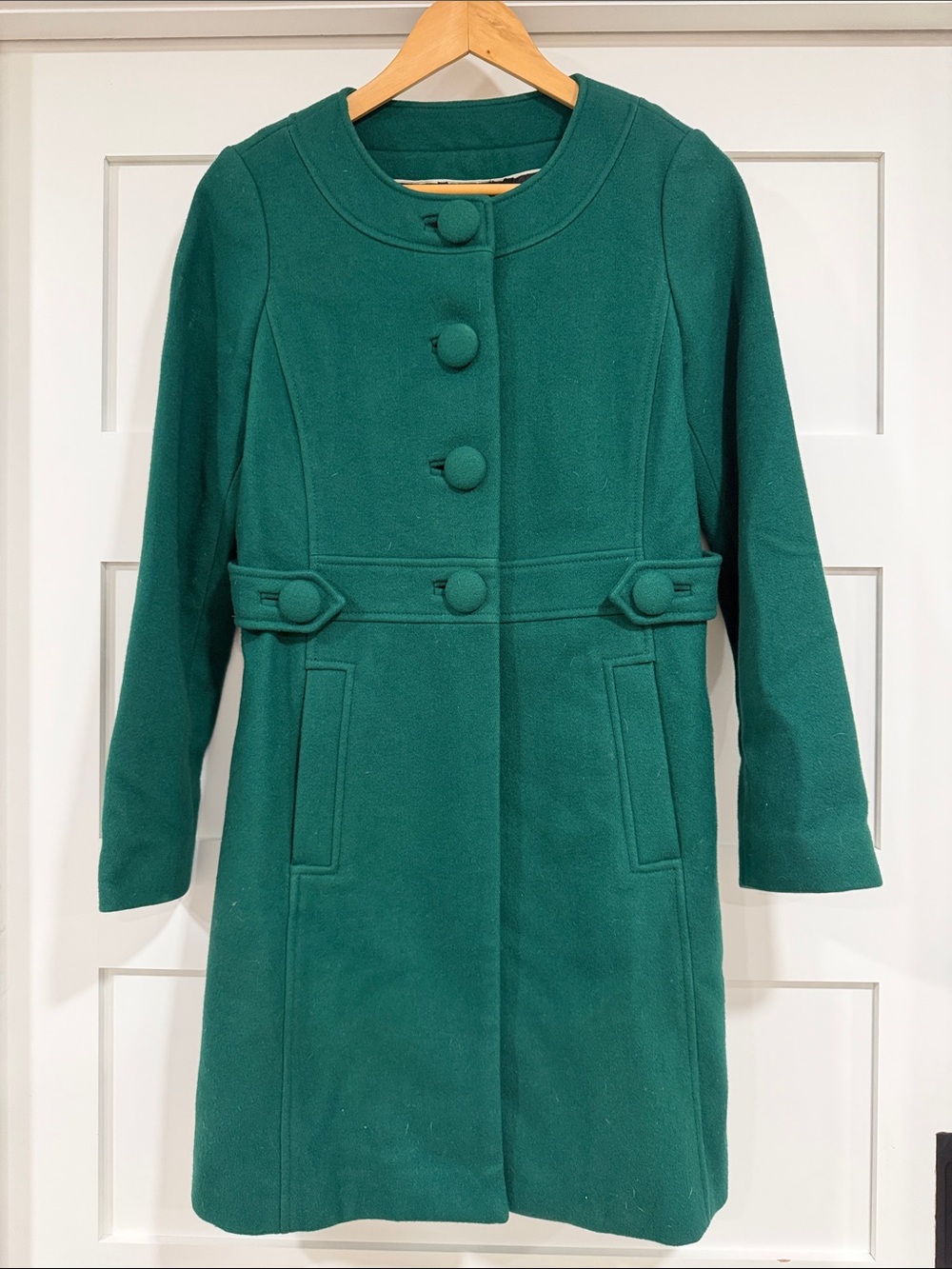 Banana Republic Size Small Women’s Green Wool Coat